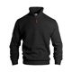 thumbnail image 5 of pstuiky manga larga para hombre, Blusa/camiseta informal y moderna de terciopelo de punto con cuello alto y cremallera para hombre, de color liso Tops de hombre l, 5 of 6
