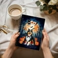 thumbnail image 3 of Happy Halloween Vampire Shetland Sheepdog BOO with Pumpkins Fun and Spooky Spiral Bound Journal Sheltie Dog Lover Gifts 5x7in Spiral Notebook - 00018, 3 of 5