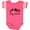 Football Pink and White, variant on Inktastic Big Sister Girls Baby Bodysuit
