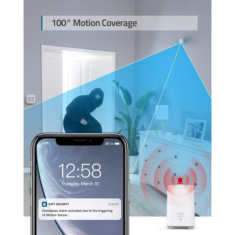 Anker eufy Security 5-Piece Home Alarm Kit System with Optional 24