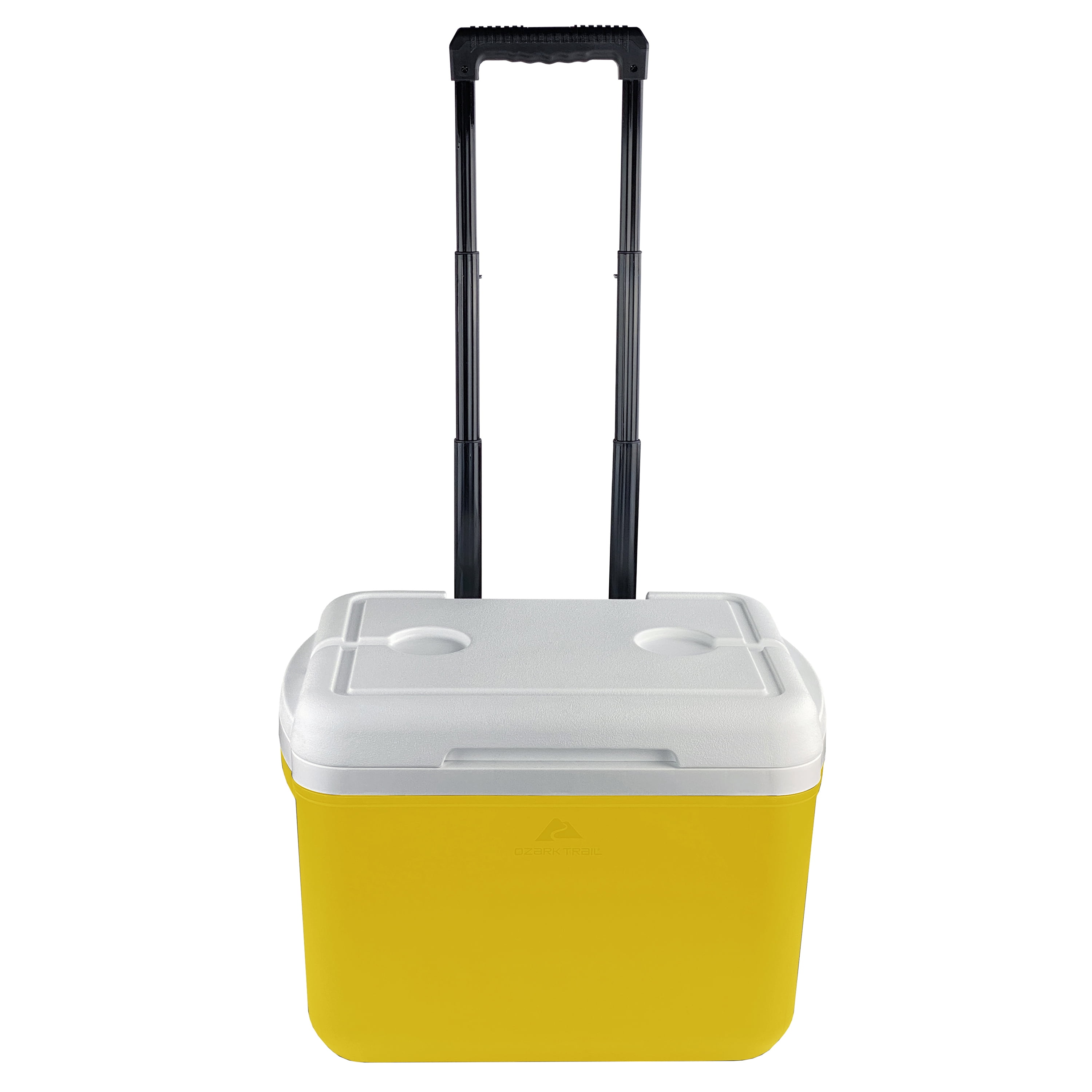 Ozark Trail 30QT Rolling Hard Side Cooler, Yellow Gold