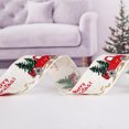 thumbnail image 3 of Cintas navideñas con borde con cable, árbol de Navidad, muñeco de nieve, camión, cinta para envolver con cable para decoración navideña, 10m, 3 of 5