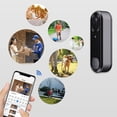 thumbnail image 3 of Aufmer Smart WiFi Doorbell, Wireless Video Doorbell with HD Night Vision, Low Power Home Security Camera, Real Time Mobile Monitoring and Two Way Talk, Compact Easy Installation for Home Use, 3 of 6