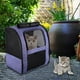 thumbnail image 3 of Transportadora Plegable para Perros y Gatos Sunnimix Bolso de Conejo Transpirable Púrpura S, 3 of 8