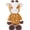 Tiger-Orange, variant on MaoGoLan 18" Sloth Stuffed Animal Rainbow Horn Light Blue Sloth Plush Toy