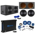 thumbnail image 1 of (2) Rockford Fosgate P2D2-12 12" Subs+Sealed Enclosure+750W Amplifier+Wire Kit, 1 of 11