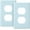 Blue, variant on Bates- Black Outlet Covers Wall Plate, 10 Pack, Duplex Receptacle Outlet