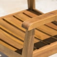 thumbnail image 7 of GDF Studio Brigitte Outdoor Acacia Wood 5 Piece Dining Set, Teak, 7 of 7