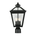 thumbnail image 4 of Ellijay 3-Light Outdoor Post Lantern in Black, 4 of 6