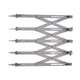 thumbnail image 3 of Stainless Steel Pastry Cutter with 5 Wheels - Multifunctional Dough Wheel Cutter for Accurate and Safe Cutting of Pie, Pizza, Cake, Biscuits, 3 of 5