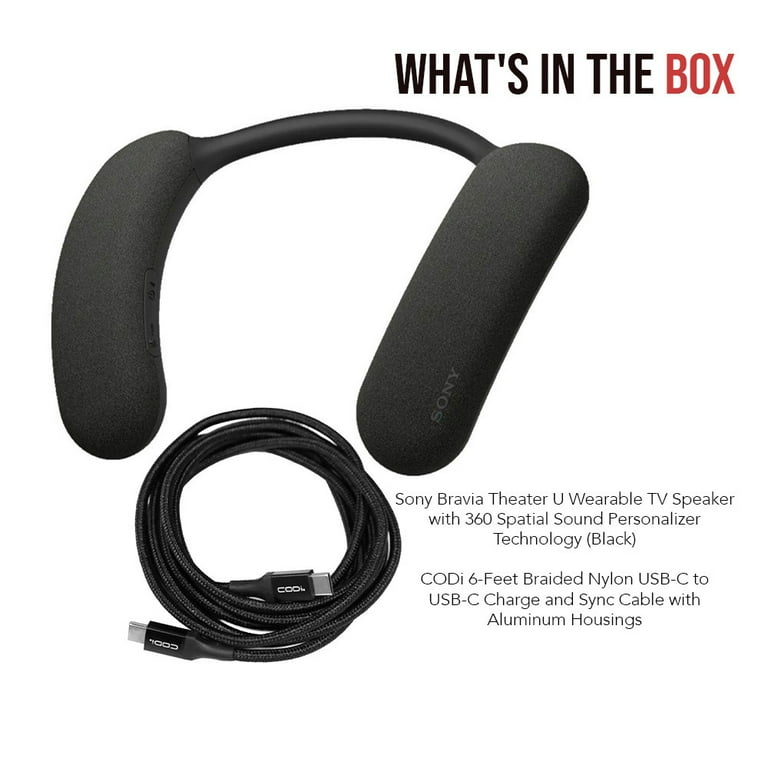Sony Bravia Theater U Wearable TV Speaker with 360 Spatial