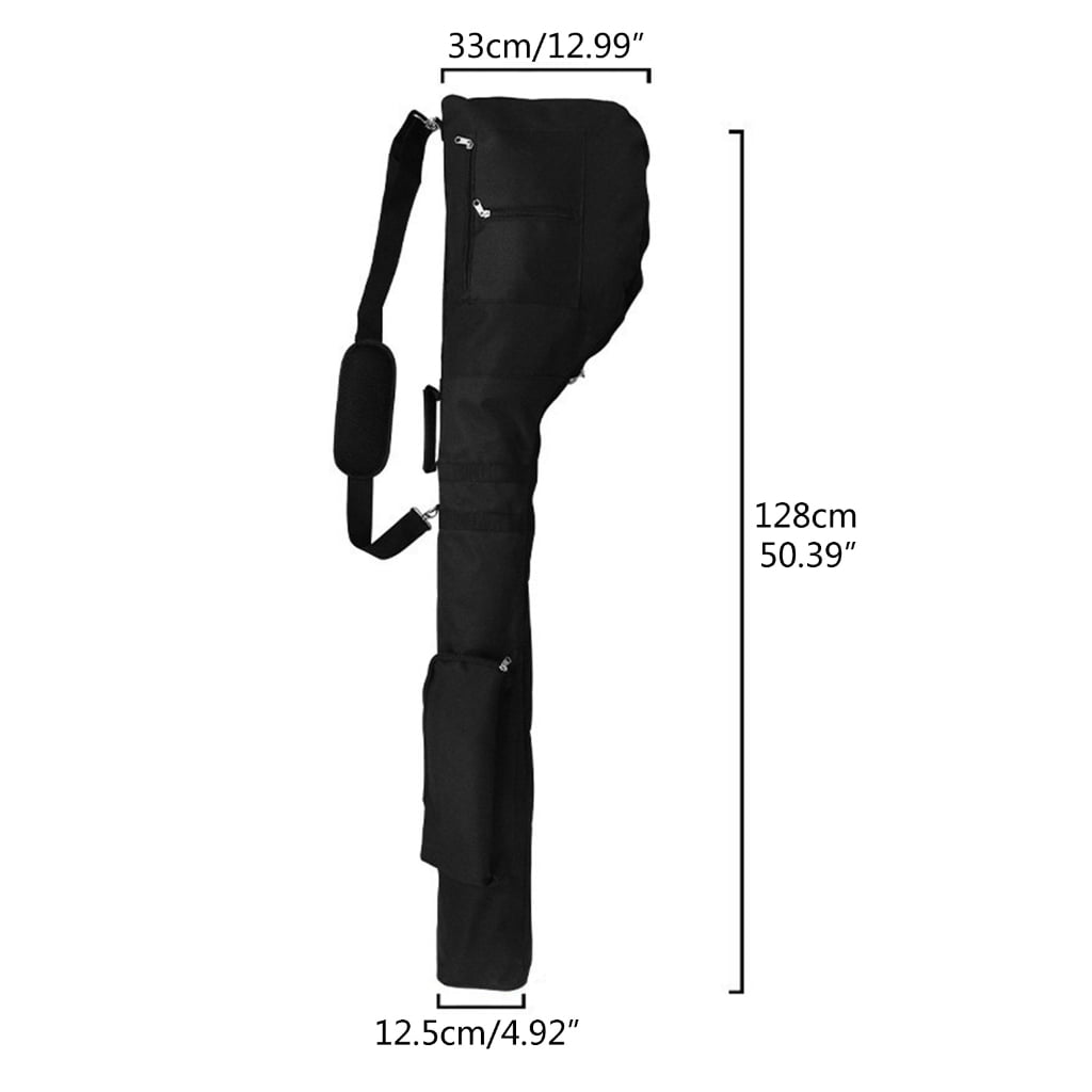 Golf Pencil Bags with Shoulder Straps Driving Range Practice Golf Club Sleeves