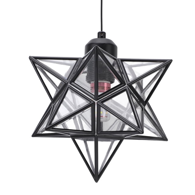 Lámpara de Techo Regulable Con Estrella de Moravia, Accesorio de Iluminación de Techo de Montaje Empotado LED, Bombilla E26 Para Cocina, Dormitoria y Sala de Estar