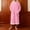 Pink, variant on Ahabrexf Robe for Men,Fleece Solid Casual Hooded Pocket Pullover Long Sleeve Night Bathrobe