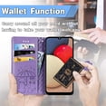 thumbnail image 3 of Samsung Galaxy A03S Cartoon Girl Wallet Case,Cat Dog Style Flip Phone Cover with ID Card Holder & Kickstand PU Leather Magnetic Clasp Cases for Samsung Galaxy A03S MG Purple, 3 of 14