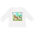 thumbnail image 3 of Inktastic Farm Animals with Cow, Chick and Pig Boys or Girls Long Sleeve Toddler T-Shirt, 3 of 5