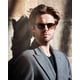 thumbnail image 3 of Gafas de sol retro ADE WU redondas vintage 46 mm para mujer y hombre, 3 of 6