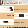 thumbnail image 2 of Adjustable Fishing Graph Cover Straps - Fish Finder Bungee Straps to Secure Cover During Travel, Fit up to 18 in Screens, 2 of 7