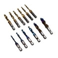 thumbnail image 3 of Tapping Bits, High Hardness Combined Tap Drill HSS Ti Plated Blue Coating  For Cutting For Soft Metals, 3 of 8