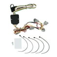 WonderfulMart 4 Pin Trailer Wiring Harness 55513 Towing 4 Way Flat