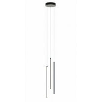 AFX  Rosemont 8'' 3-Light LED Pendant Black