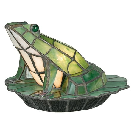 Quoizel Tiffany Green Frog TFX837Y Table Lamp