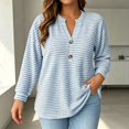 thumbnail image 2 of BOOMNY Women's Long Sleeve Tshirts Crew Neck Plus Size T-Shirt Loose Fall Tee Tops for Women, 2 of 5