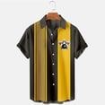 thumbnail image 5 of Camisa de bolos con estampado 3D para hombre, camisa de manga corta a rayas informal y de moda con cuello abotonado y talla grande de calle, 5 of 5