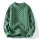 thumbnail image 4 of Suéter de color sólido con tendencia de moda de otoño e invierno, suéter casual holgado y atractivo para hombre, 4 of 6
