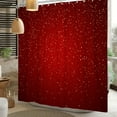 thumbnail image 2 of Red Shower Curtain Gold Glitter Spots Modern Luxury Shower Curtains Decorative for Bathroom Home Bathtubs Waterproof Fabric Shower Curtain with Hooks 72x84 Inches, 2 of 6