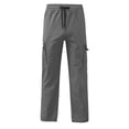 thumbnail image 6 of Boys Cargo Pants Pull On Elastic Waist Straight Leg Chino Uniform Pants, 6 of 6
