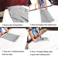 thumbnail image 4 of Sheet Sleeping Bag with Pocket Carry Bag Camping Portable Storage Grey, 4 of 7