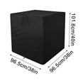 thumbnail image 3 of SMihono Closet Organizers and Storage for Clothes Air Conditioner Cover For Outside, AC Unit Covers Durable Waterproof Windproof And Snowproof Design Storage Trunks and Bag, 3 of 3