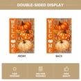 thumbnail image 4 of Sm:)e Fall Garden Flag 12x18 Inch Double Sided - Welcome Pumpkins, Seasonal Decorative Flag Rustic Autumn Outdoor Yard Decor, 4 of 7