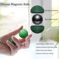 thumbnail image 2 of luckdoor Pelotas magnéticas de silicona antiestrés, 4 piezas, 2 of 7