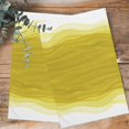 thumbnail image 4 of Ombre Yellow Waves Kitchen Towels Set of 3, Water Absorbent Dish Towel, Abstract Art Gradient Modern Decorative Hand Towels - Quick Drying Cloth for Cooking Baking, 18x28 Inch, 4 of 8