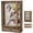 Brown（love Story）, variant on 11X14 Shadow Box Frame with Slot, Medal/Challenge Coin Display Case,Wedding Keepsake/Pet Memorial/Baby Shadow Box, Best Bridal/Engagement/Wedding Registry/House Warming Gifts for Couple, Bride, Groom