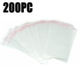 thumbnail image 2 of 200PCS Clear Resealable Bags for Food Storage | Self Adhesive Sealing Treat Bags for Cookies, Candy, Bread | Thickened Bakery Bags | Great for Party Favors, Soap, Candle, Gift Wrapping, 2 of 6