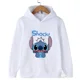 thumbnail image 2 of Sudadera con capucha divertida de Disney Stitch para Navidad de los años 90, ropa de dibujos animados para niños, niñas y niños, sudadera con capucha de Lilo y Stitch, top informal para bebé, 2 of 5
