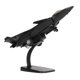 thumbnail image 2 of Modelo de avión de metal elaborado con accesorios de soporte Modelo de avión de combate de metal de aleación decorativa Negro, 2 of 5