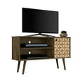 thumbnail image 2 of Manhattan Comfort Liberty 42.52" Mid Century Modern TV Stand, Rustic Brown/3D, 2 of 7