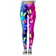 thumbnail image 5 of JIKNTTR Womens Leggings With Pockets Print Tights Leggings Tummy Control Yoga Sport Leggings High Waisted Leggings Soft Athletic Tummy Control Pants, 5 of 5