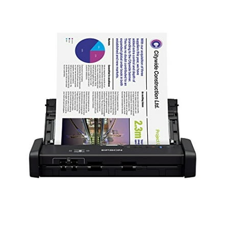 Epson WorkForce ES-200 Color Portable Document Scanner with ADF for PC and Mac, Sheet-fed and Duplex (Best Color Scanner App)