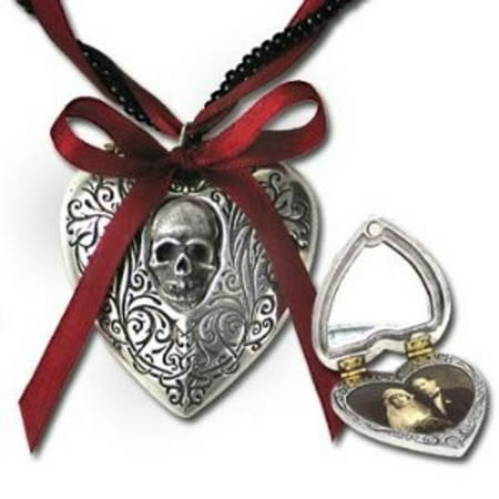 Alchemy Gothic Reliquary Heart Locket Pendant w/ Necklace