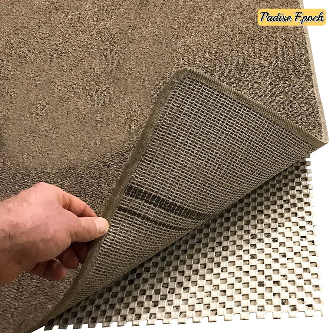 Non Slip Area Rug Pad Gripper 5x3 for Bathroom, Indoor, Kitchen and ...