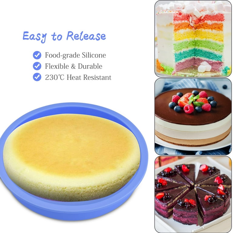 Wilton Easy Layers! 6 in. Cake Pan Set 5 Pc Rainbow Cake