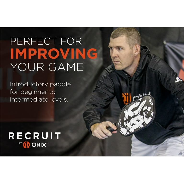 Recruit by ONIX Pickleball V3 Paddle for All Ages and Skill Levels