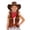 Q-Coffee, variant on mgoYE Girls Outfit Western Cowboy Outfit Kids' Vest & Bandana Set with Hat(Light Pink,4-5 Years)