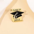thumbnail image 3 of 2025 Grad Graduation Hat Grad Caps with Tassel, 2 Inch Graduation Season Creative Cartoon Doctoral Cap, for Graduation Party Anniversary (D), 3 of 8