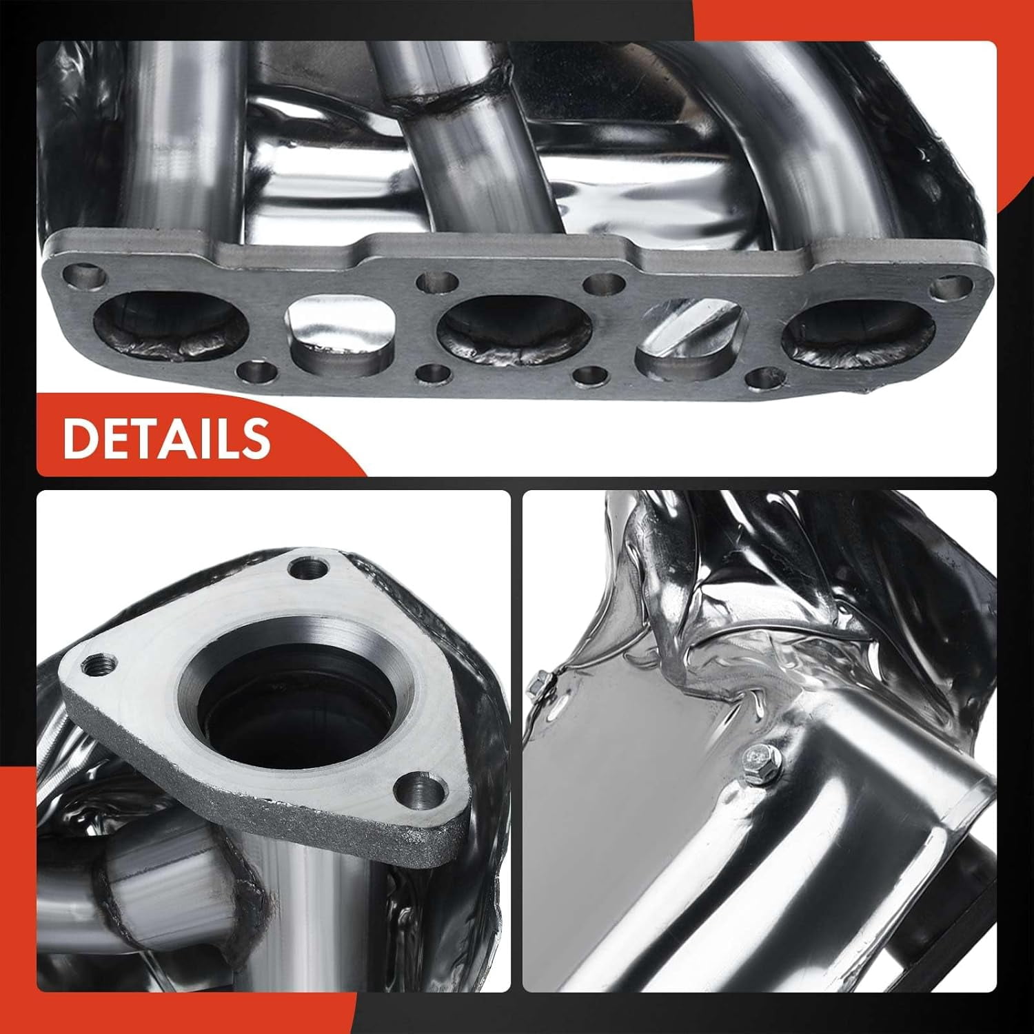 A-Premium Right Exhaust Manifold W/Gasket, Stud & Nuts [DOHC 6Cyl 4.0L] Compatible with Nissan Frontier 2005-2020, Pathfinder 2005-2012, Xterra 2005-2015, NV1500 NV2500 NV3500 2012-2021